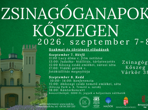 Zsinagóganapok Kőszegen