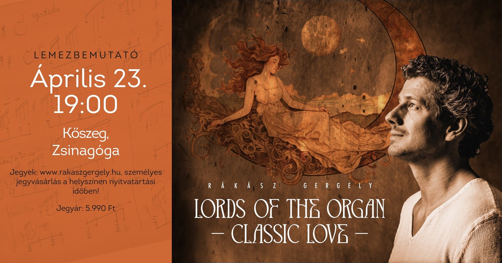 Gergely Rákász - Lords of the Organ - Classic Love - album launch